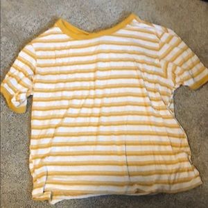 Yellow & White Tee